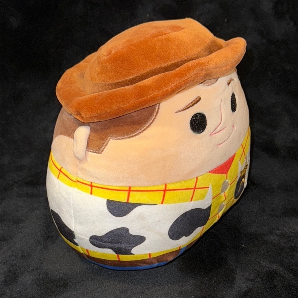 Yellow and Brown Stuffed Animal with Cowboy Charm - Picture 5 of 9